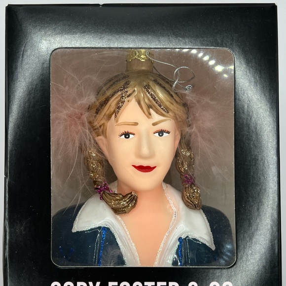 New Britney Spears Holiday Christmas Glass Ornament by Cody Foster - Picture 2 of 5